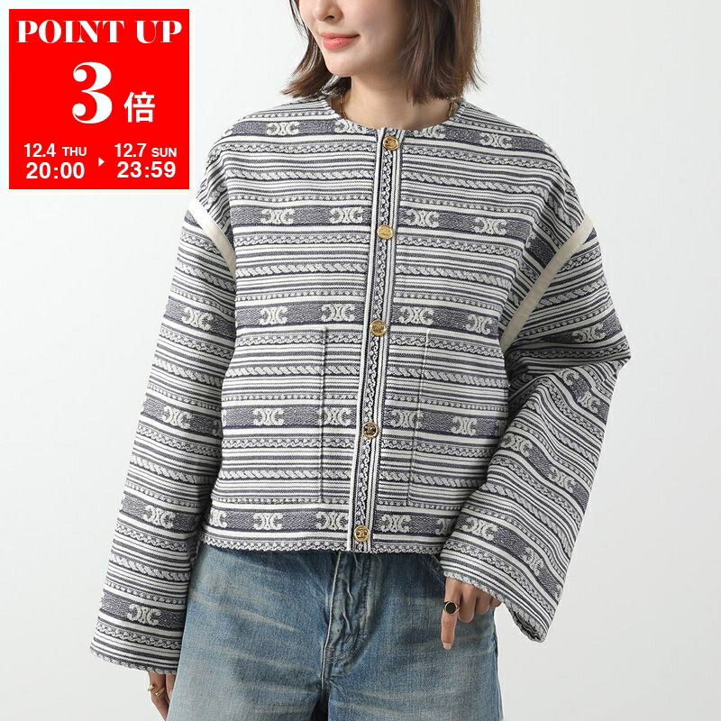 楽天市場】CELINE セリーヌ カーディガン 2AC91579S.24BK レディース