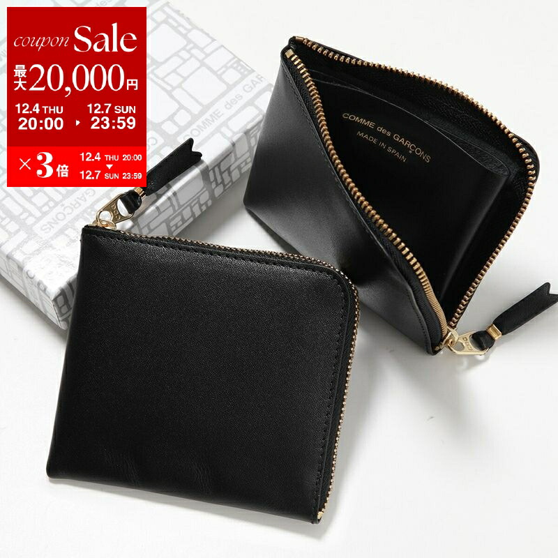 楽天市場】COMME des GARCONS コムデギャルソン ミニ財布 VERY BLACK