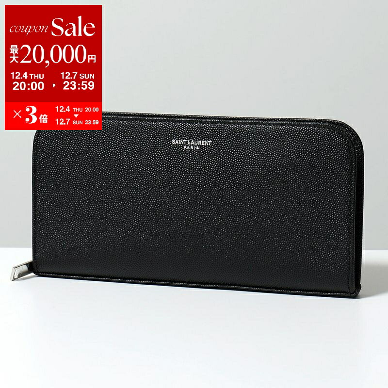 楽天市場】サンローラン 長財布 メンズ ブラック SAINT LAURENT PARIS