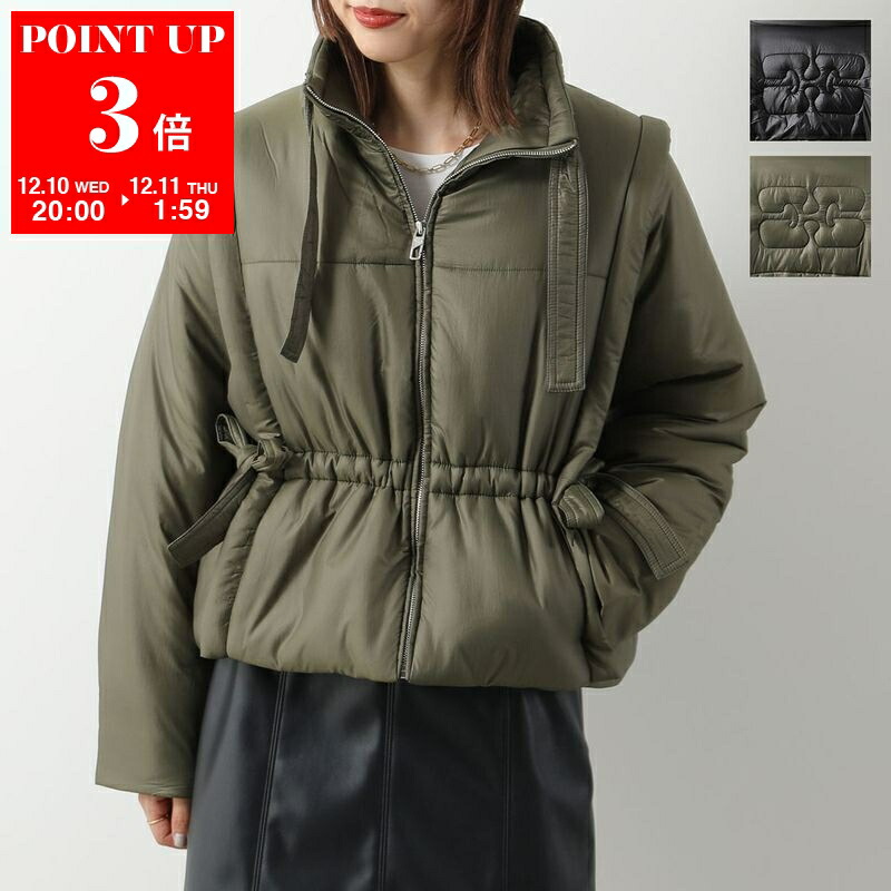 GANNI キルティングジャケット　アウター　コート　ブルゾン　カーキ 楽天市場】GANNI ガニー キルティングジャケット Shiny Quilt Jacket