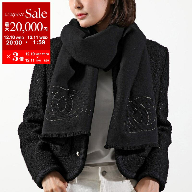 楽天市場】CHANEL シャネル ニットマフラー AAA348 B17734 レディース
