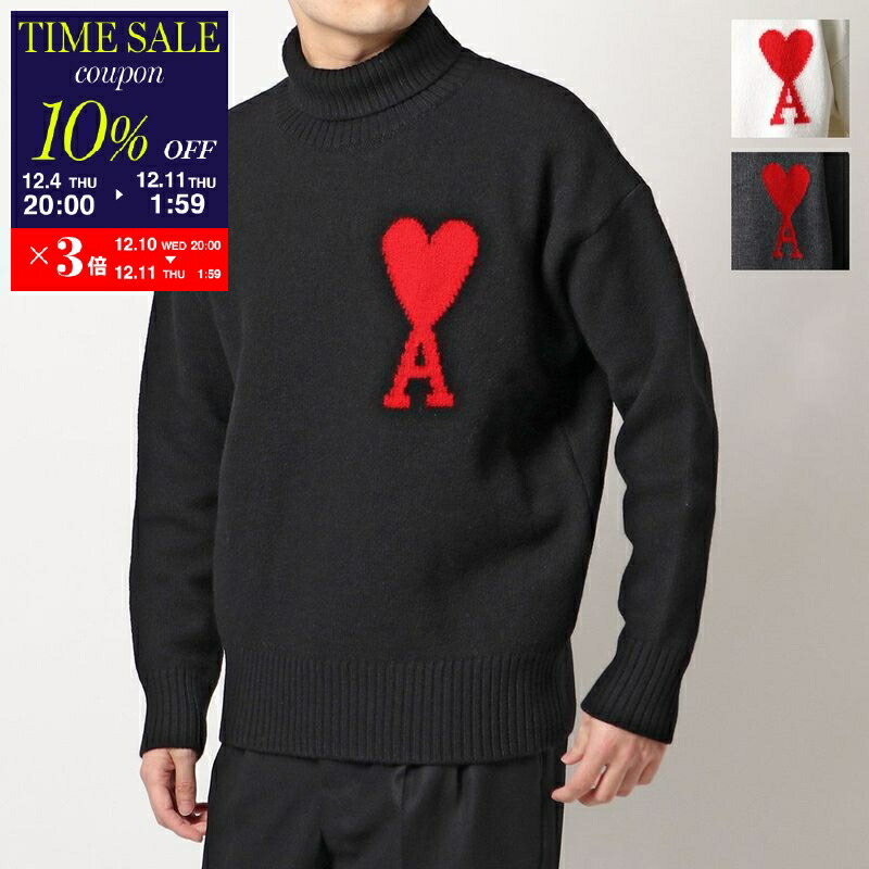 楽天市場】ami paris アミパリス ニット RED ADC SWEATER BFUKS006.018
