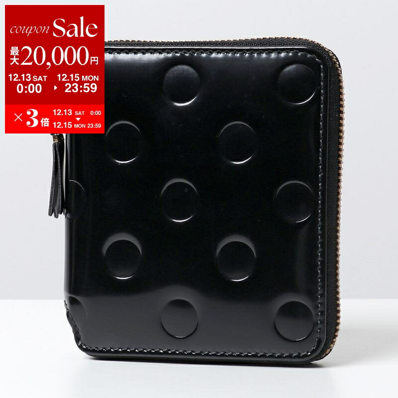COMME des GARCONS コムデギャルソン　二つ折財布　ブラック コムデギャルソン COMME des GARCONS 財布 二つ折り ブラック 黒