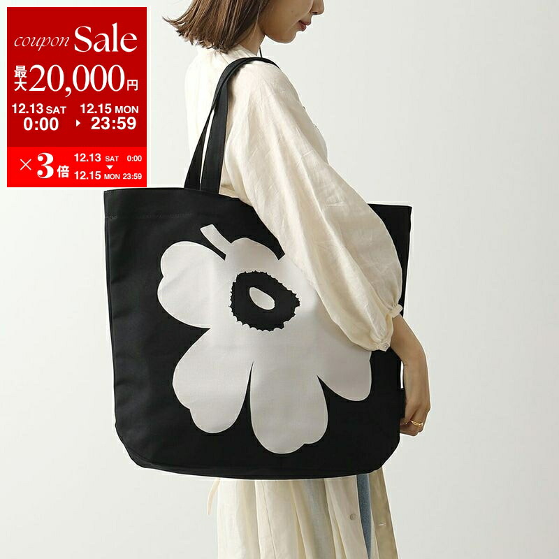マリメッコトートバッグ Carrier Midi Unikko 60thウニッコ marimekko（マリメッコ） トートバッグ CARRIER MIDI PIIRTO UNIKKO