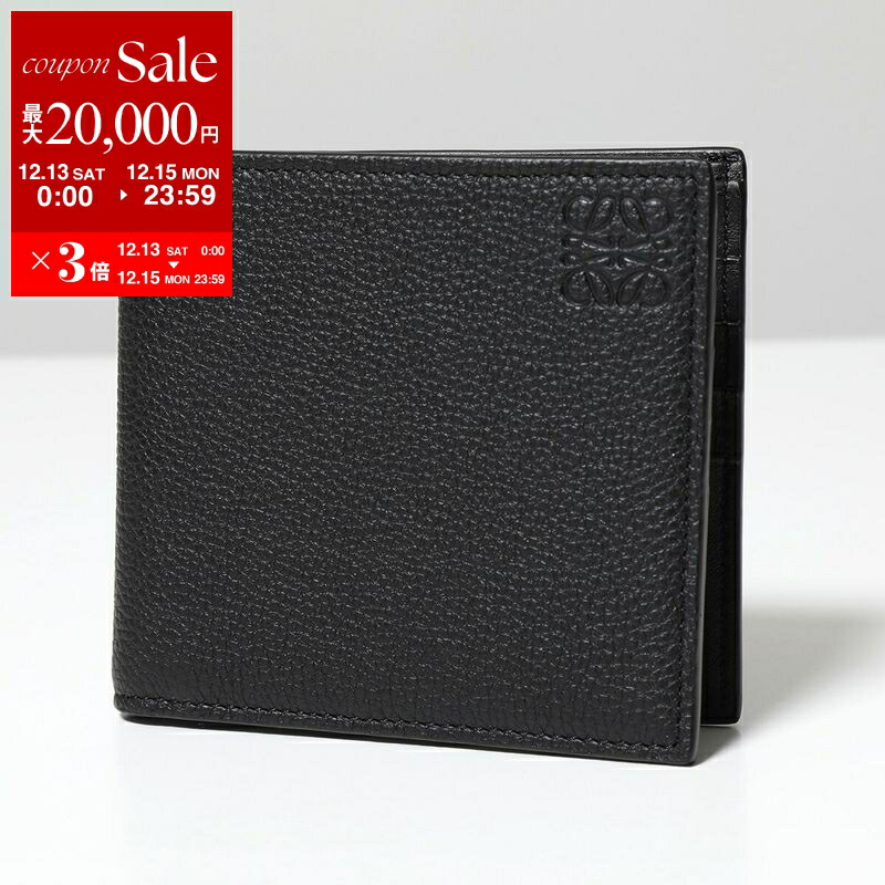 楽天市場】LOEWE ロエベ 二つ折り財布 CLE0P30X01 メンズ レザー ミニ