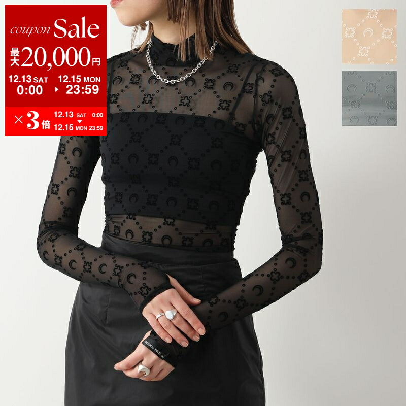 楽天市場】Marine Serre マリーン セル ロンT カットソー Moonogram