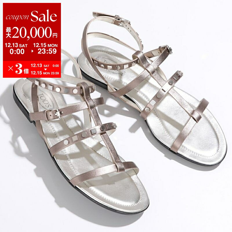 楽天市場】トッズ TOD'S サンダル レザー メタル バックル レディース