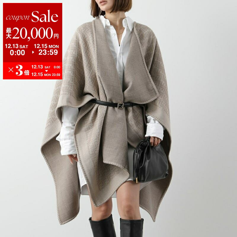 美品 近年モデル●FENDI カシミヤ混 ケープ ポンチョ カリグラフィ 高級感 楽天市場】FENDI フェンディ ポンチョ FXX723 AQCW レディース