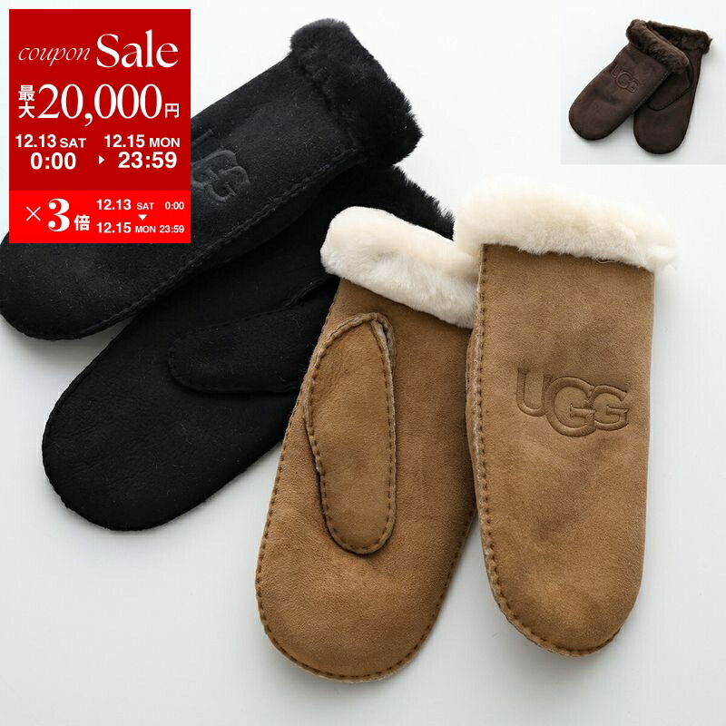 楽天市場】UGG アグ W SHEEPSKIN EMBROIDERED MITTEN 20932 手袋
