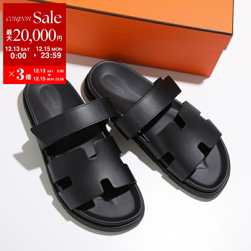 美品✨HERMES エルメス　オープントゥ　サンダル　レザー　イズミール　37 中古・古着通販】HERMES (エルメス) イズミール Hロゴ レザーサンダル