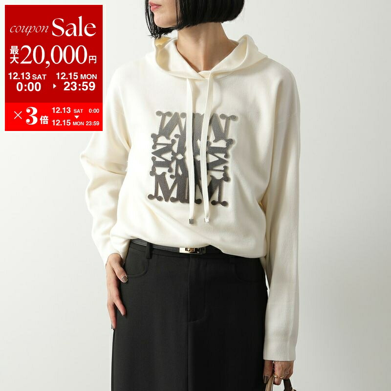 美品 マックスマーラ スウェットパーカーADITO 1951 ロゴ 丈長め M MAX MARA ADITO マックスマーラ パーカー 1951 美品 マックスマーラ