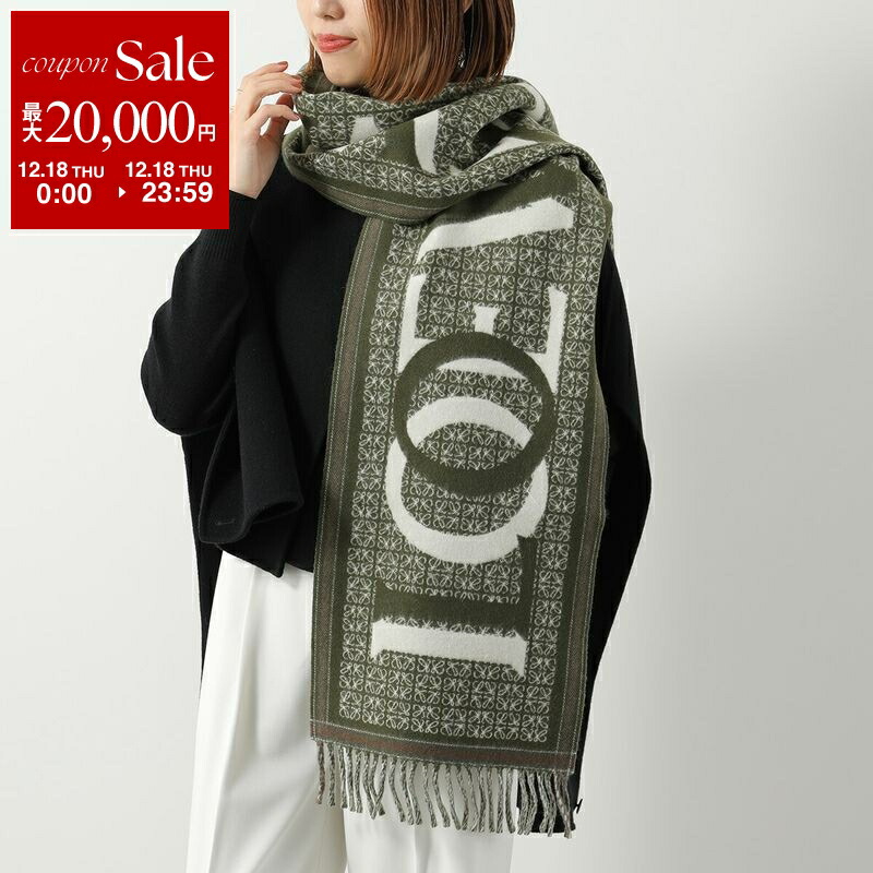 せりな♡超美品♡ほぼ未使用LOEWEモヘヤマフラーアナグラムピンブローチ付 LOEWE ロエベ アナグラム モヘア マフラー ブローチ付き - メルカリ