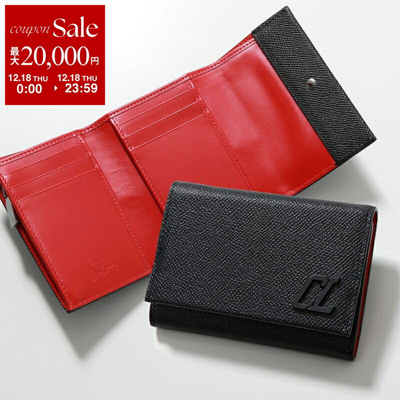 【正規品】Christian Louboutin メンズ 二つ折り財布 ブラック Christian Louboutin（クリスチャンルブタン） PayPay最大14% メンズ 2