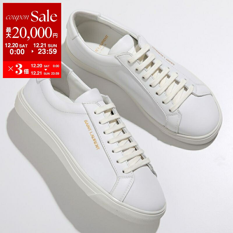楽天市場】サンローランパリ スニーカー ホワイト ブラック メンズ