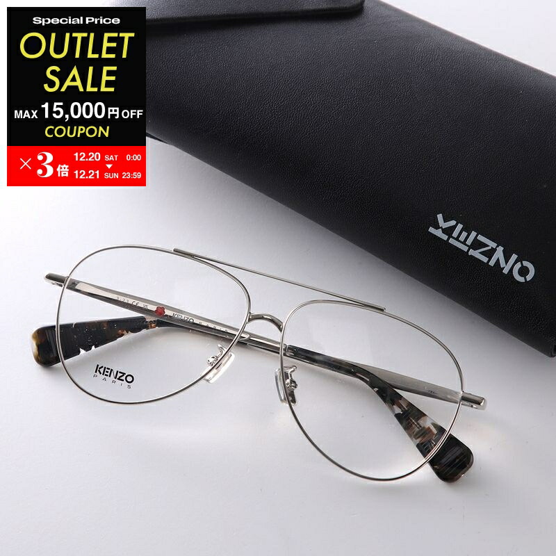楽天市場】KENZO（ケンゾー）KE-1822 col.BKヴィンテージメガネ