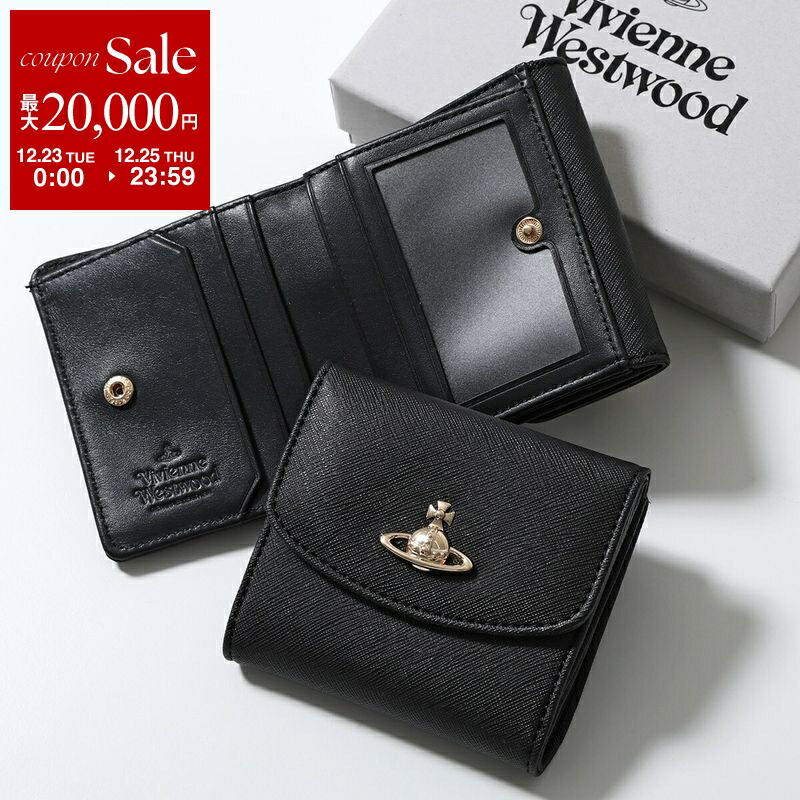 ♡人気♡ Vivienne Westwood 二つ折り財布 黒 Vivienne Westwood（ヴィヴィアンウエストウッド） 二つ折り財布