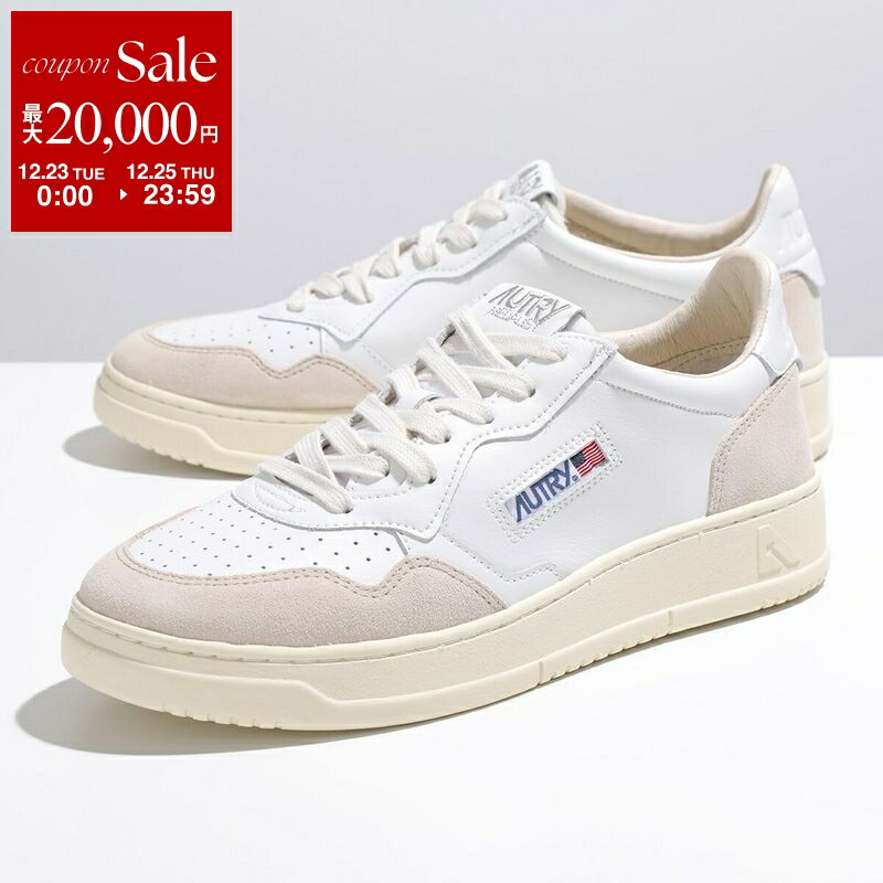 楽天市場】オートリー スニーカー メダリスト ホワイト ブルー メンズ