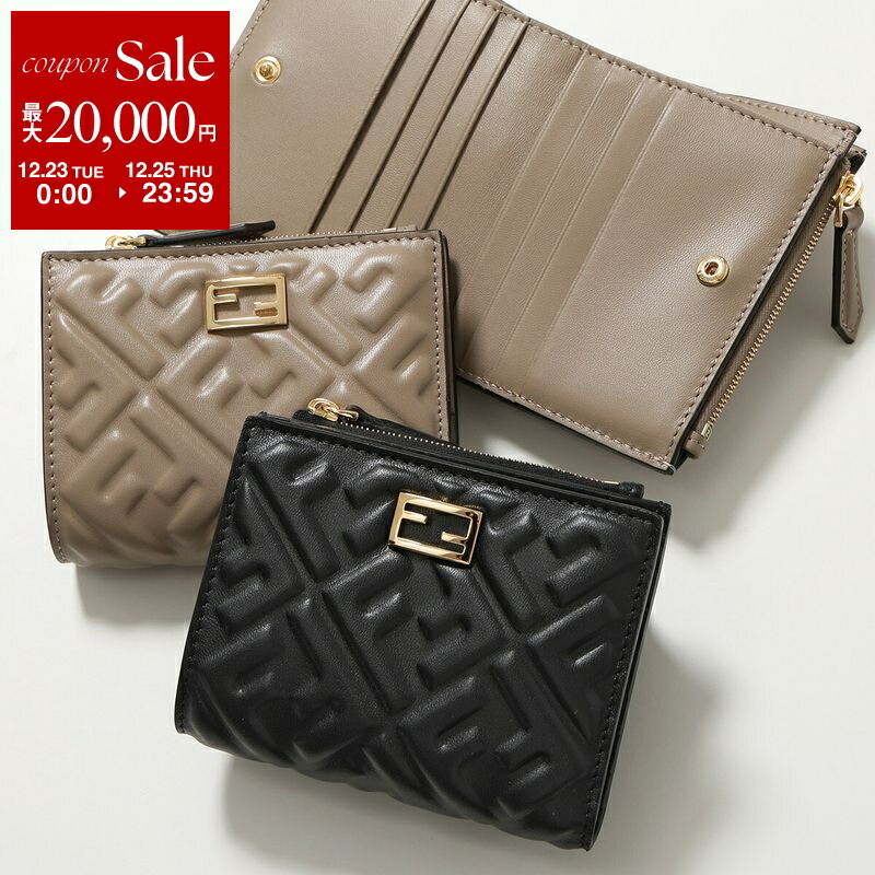 楽天市場】FENDI フェンディ 三つ折り財布 FFダイヤモンド 8M0480 ADYM