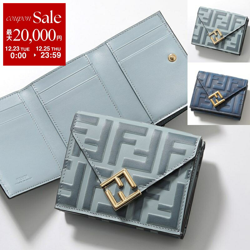 楽天市場】FENDI フェンディ 三つ折り財布 FFダイヤモンド 8M0480 ADYM