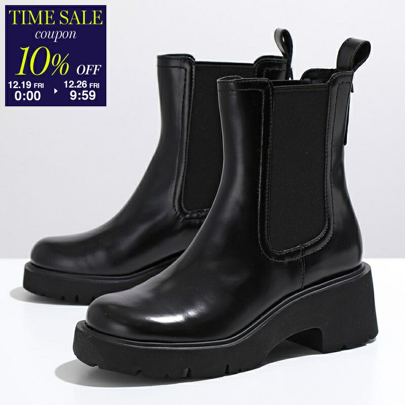 良品　Camper　カンペール　25.5　ショートブーツ　黒　フロントジップ 良品 Camper カンペール 25.5 ショートブーツ 黒 フロントジップ 良品