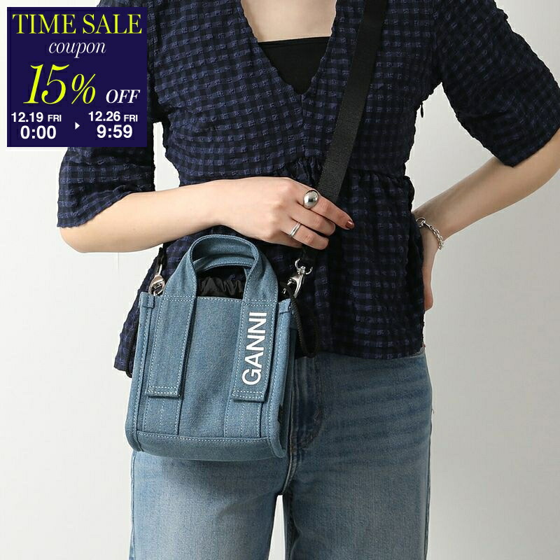 楽天市場】GANNI ガニー ショルダーバッグ Quilted Recycled Tech