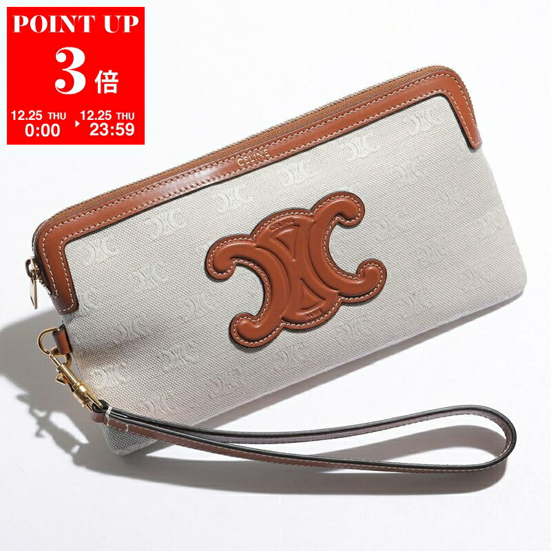 セリーヌ ポーチ CELINE】22AW＊ホリゾンタル ポーチ トリオンフキャンバス (CELINE