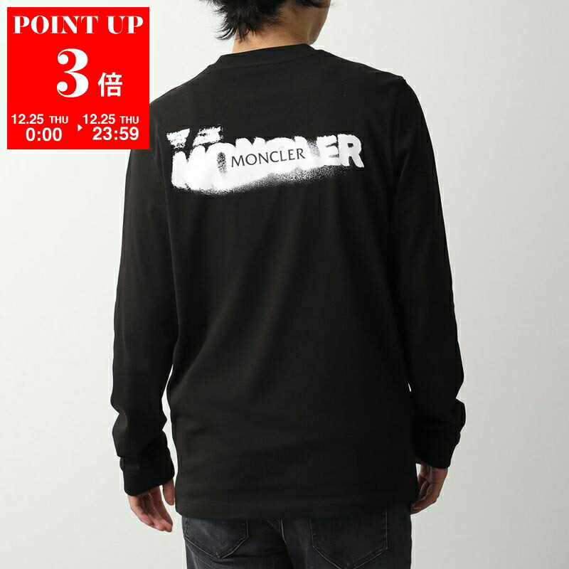 き*️様 【週末セール】MONCLER モンクレール ロングtシャツ ビックロゴ Moncler モンクレール ロゴ ロングスリーブTシャツ ロンT (MONCLER/T