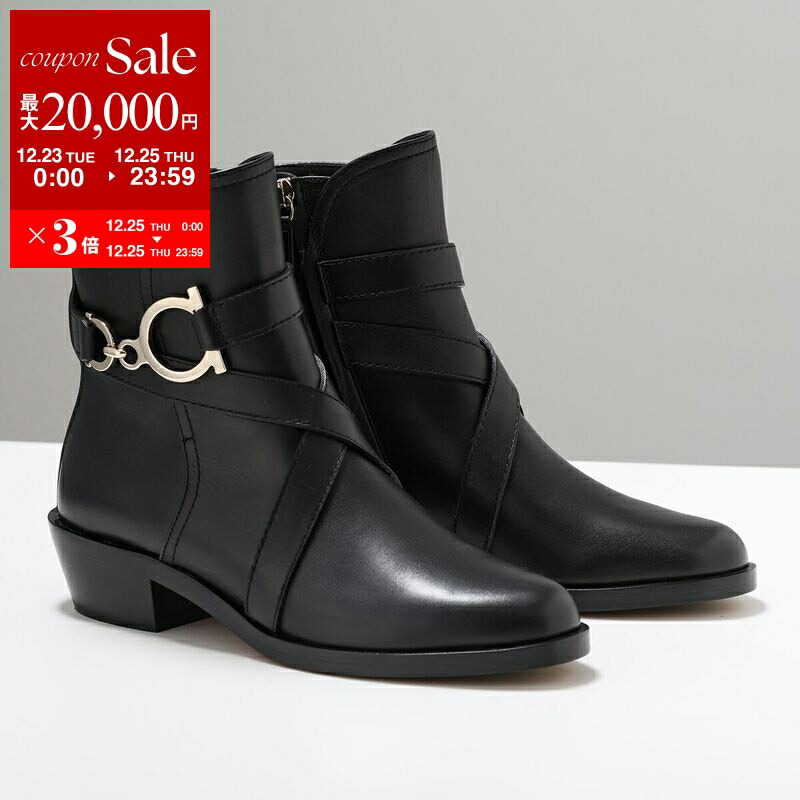 楽天市場】FERRAGAMO フェラガモ ロングブーツ SARAH サラ 726392