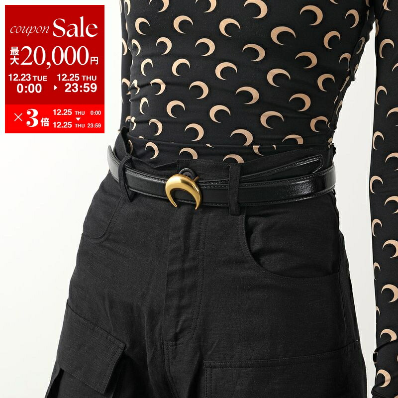 楽天市場】マリーン セル MARINE SERRE ベルト ブラック レディース