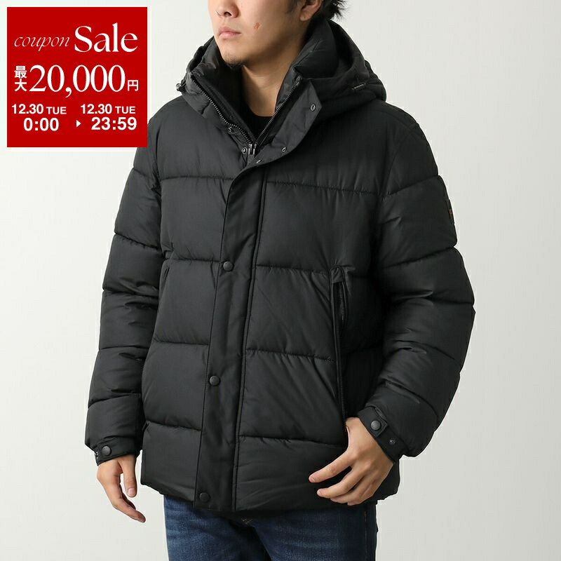 楽天市場】HUGO BOSS ヒューゴボス 中綿ジャケット BLACK 50505792