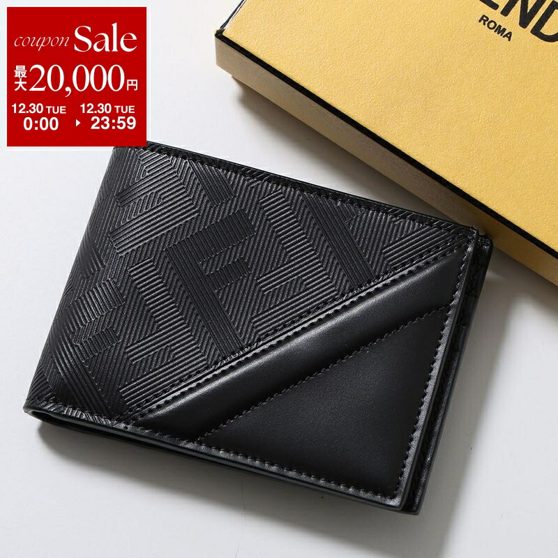 楽天市場】FENDI フェンディ 二つ折り財布 7M0281 AJF4 メンズ カード