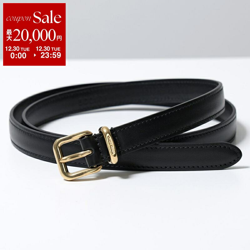 miumiu ナッパレザー　バレリーナ　ベルト　イタリア製　40サイズ　25.0 210.jpg