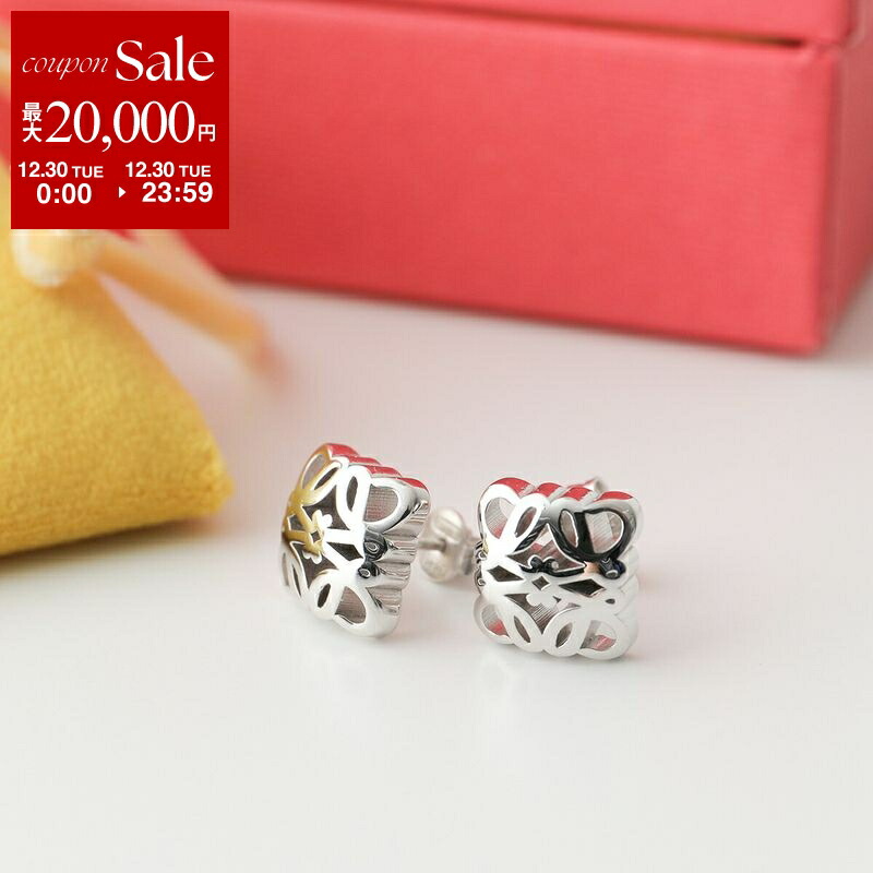 楽天市場】LOEWE ロエベ Anagram Pebble Stud Earrings アナグラム