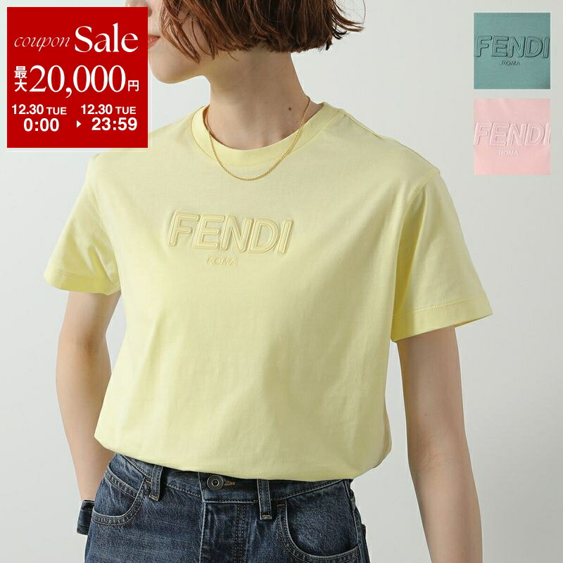 楽天市場】FENDI フェンディ 半袖Tシャツ FS7254 ALCA レディース ロゴ