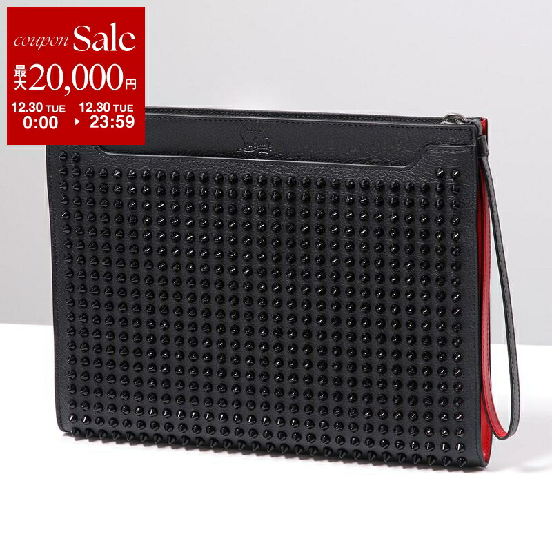 Christian Louboutinベージュレザークラッチバッグ CHRISTIAN LOUBOUTIN クラッチバッグ Christian Louboutinベージュ