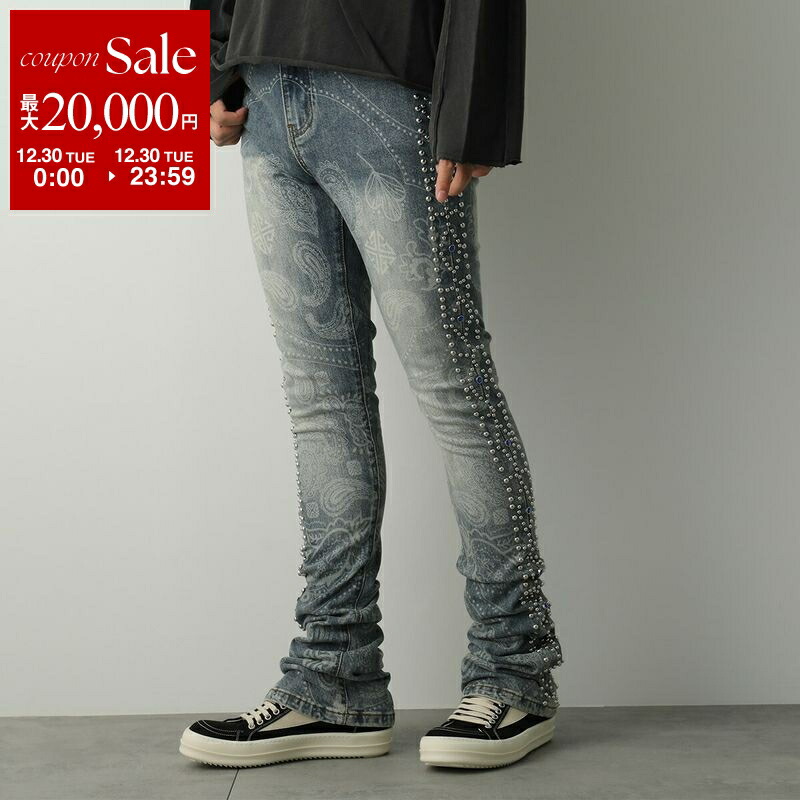 楽天市場】GUAPI グアピ デニムパンツ ボトムス ロング フレア AQUA