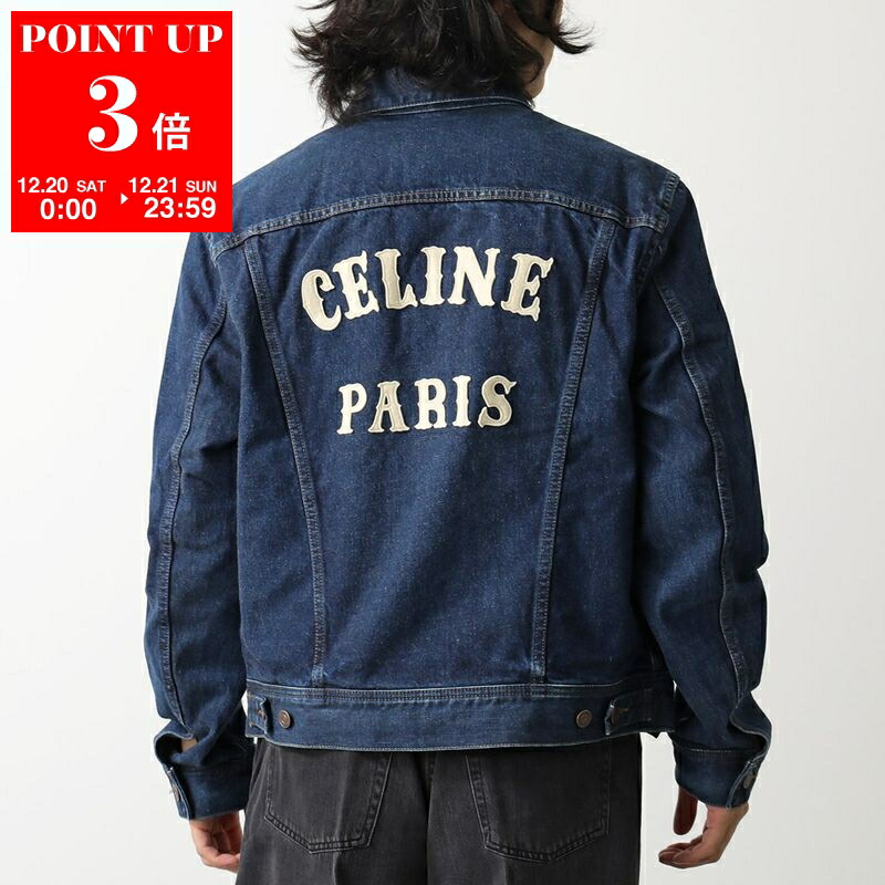 CELINE、デニムジャケット、Mサイズ相当 CELINE 70'S デニム トラッカージャケット 華やか (CELINE/デニム