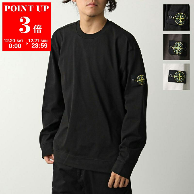 STONE  ストーンアイランド メンズニット ブラック M STONE ISLAND ストーンアイランド ニット ブラック セーター 黒 メンズ