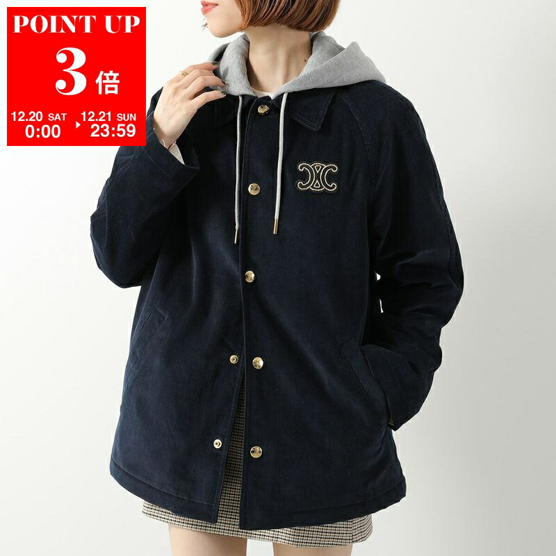 楽天市場】CELINE セリーヌ ノーカラーコート 2M20B 6700 レディース