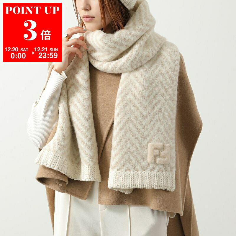 楽天市場】FENDI フェンディ マフラー FXS472 ASN1 レディース FF