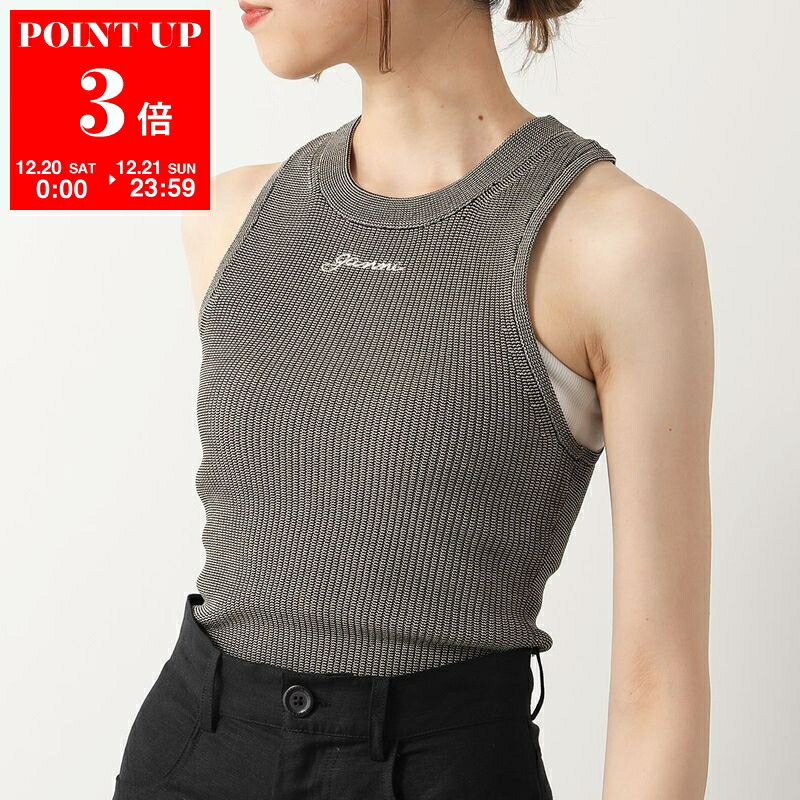 楽天市場】GANNI ガニー タンクトップ SOFT COTTON RIB TANK TOP T3897
