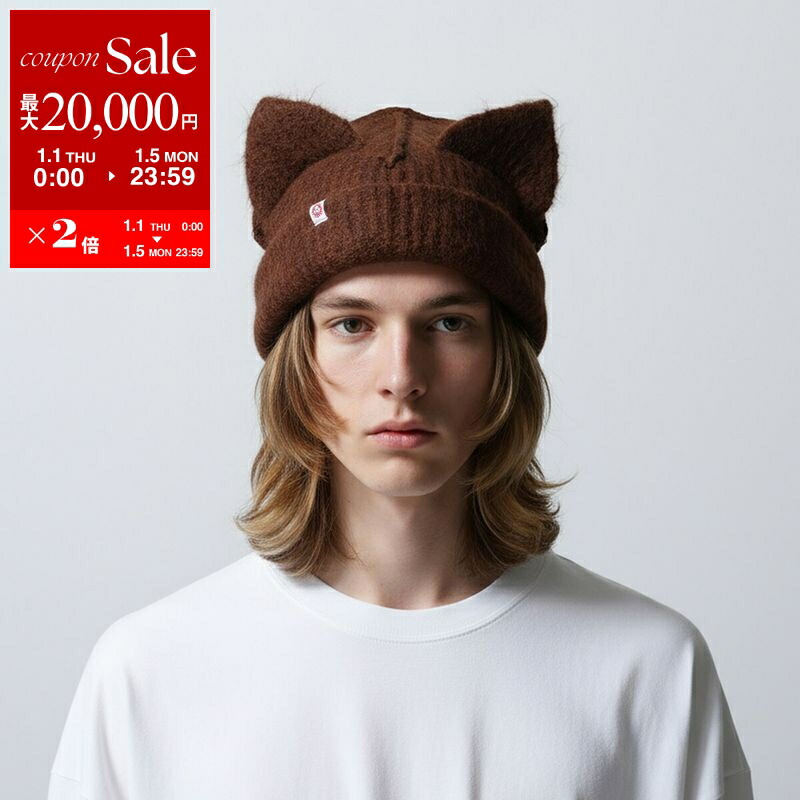 楽天市場】CA4LA / STAR CAT2 ニット帽 カシラ スターキャット 猫耳