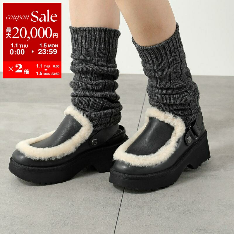 UGG ブラック サンダル　ピークモッド UGG（アグ） クロッグサンダル ピークモッド レディース PEAKMOD 軽量