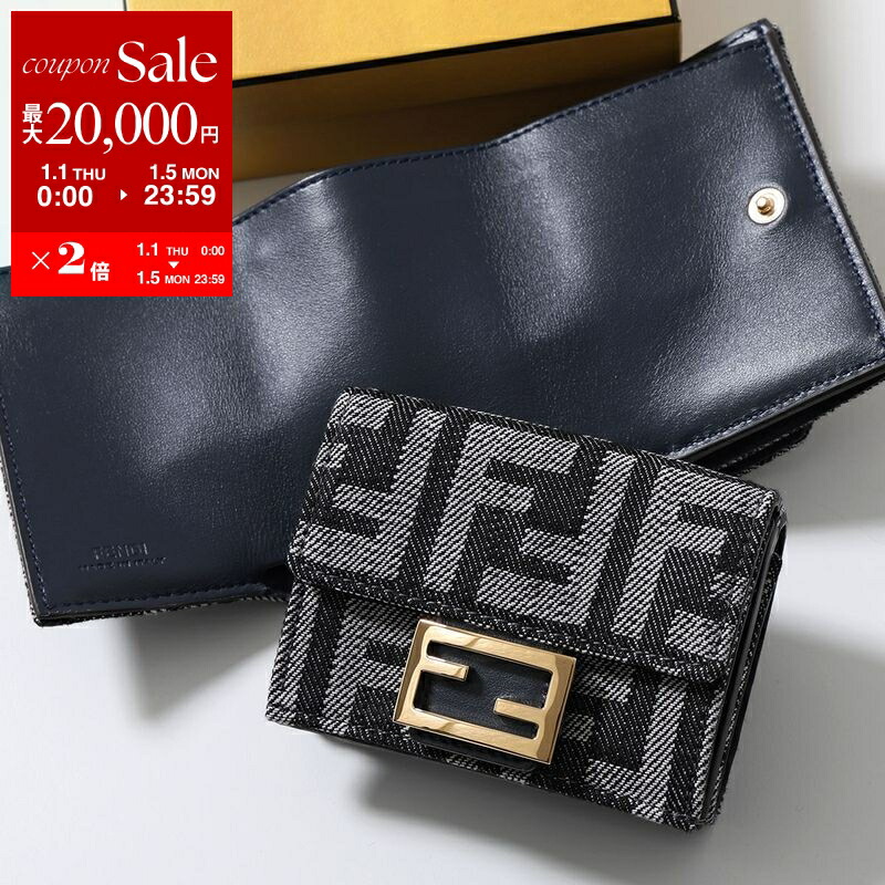 楽天市場】FENDI フェンディ 三つ折り財布 ROMA ローマ 8M0481 AKK2