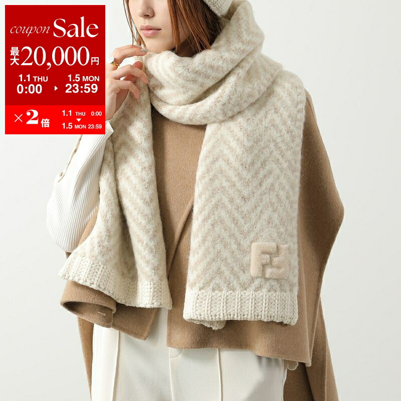 楽天市場】【新春初売り】 フェンディ FENDI FFモチーフ マフラー 秋冬