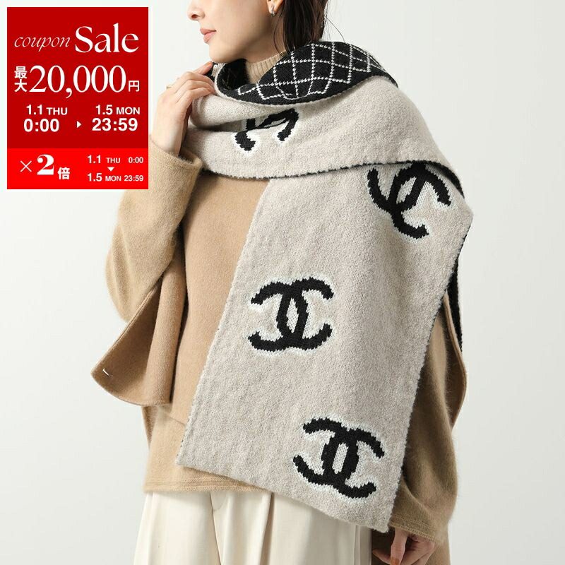 楽天市場】CHANEL シャネル マフラー AA9403 B13801 レディース ロゴ