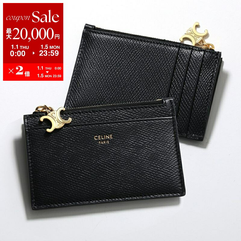CELINE &カードケース CELINE（セリーヌ） カードケース 10N762GC3.02SI メンズ トリオンフ