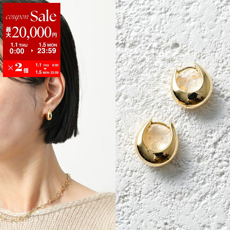 TOM WOOD スモール ゴールド 両耳ピアス 925 18K TOM WOOD スモール ゴールド 両耳ピアス 925 18K TOMWOOD】Chunky