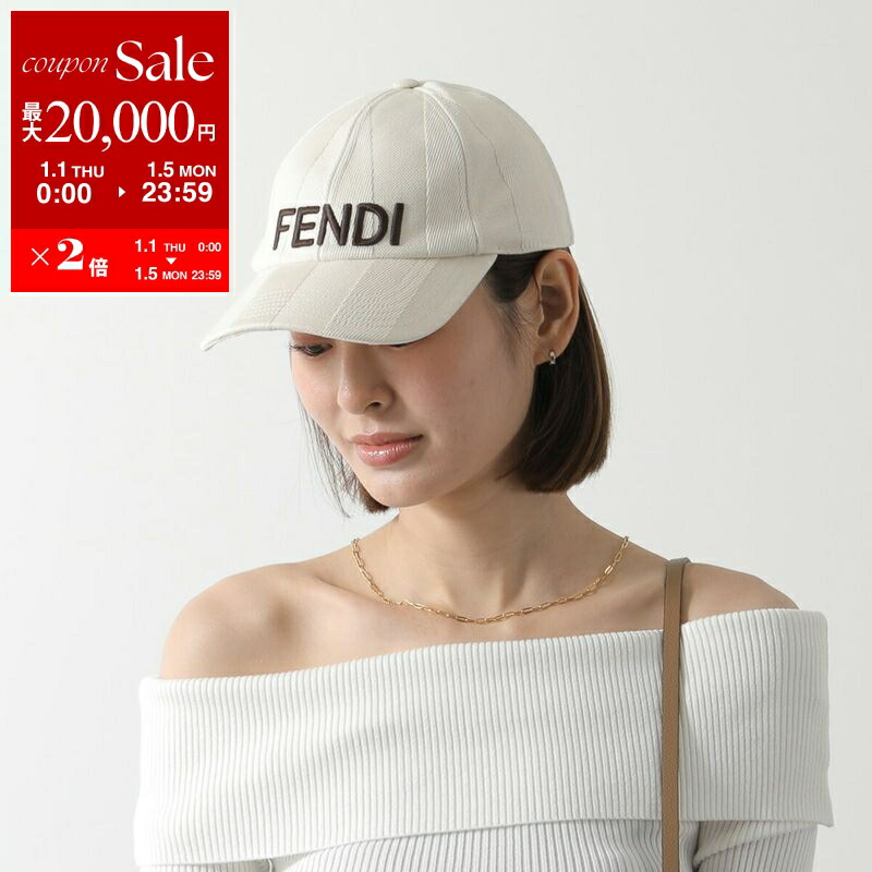 FENDI ロゴプリント ベースボールキャップ Fendi - Logo-Print Shell Baseball Cap Fendi