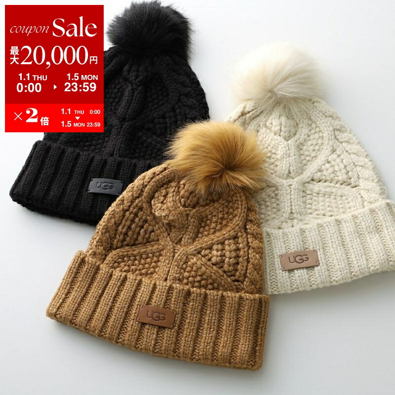 楽天市場】UGG アグ W CURLY SHEEPSKIN CUFF HAT カーリー シープ